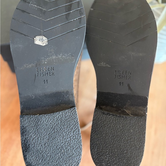 Eileen Fisher NIMS Felt Oatmeal Oxfords W11 • LIKE NIB • new dust bag included - Picture 10 of 17